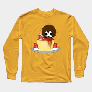 creepypasta food chibi (masky) Long Sleeve T-Shirt